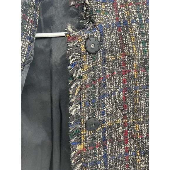 J. McLaughlin Walden Tweed Long Coat Blazer Size XS - Picture 10 of 11
